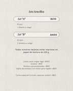 Precios tags navideños sencillos