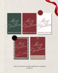 Tags navideños Merry Christmas