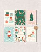 Tags navideños de colores