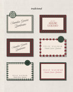 Tags navideños tradicionales